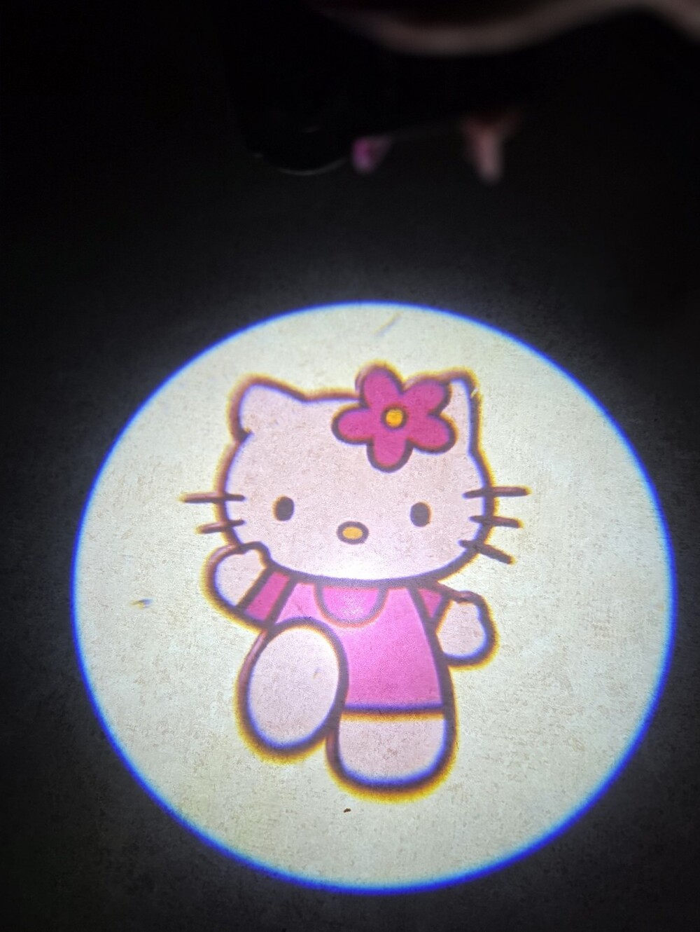 2 Wireless universal Hello Kitty car door projector lights